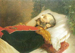 К.Е.Маковский. Александр II на смертном одре. Холст, масло. Конец XIX века