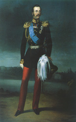 Е.И.Ботман. Портрет Александра II. 1856. Государственный Русский музей