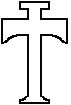 Крест Т-образный антониевский
